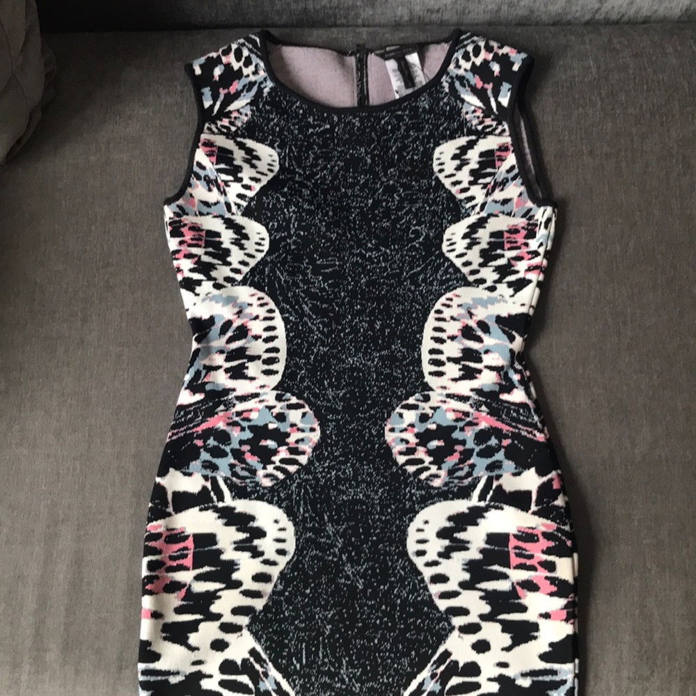 Multicolored bodycon dress